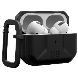 Чехол Urban Armor Gear (UAG) Civilian для AirPods Pro/Pro 2, Black, черный